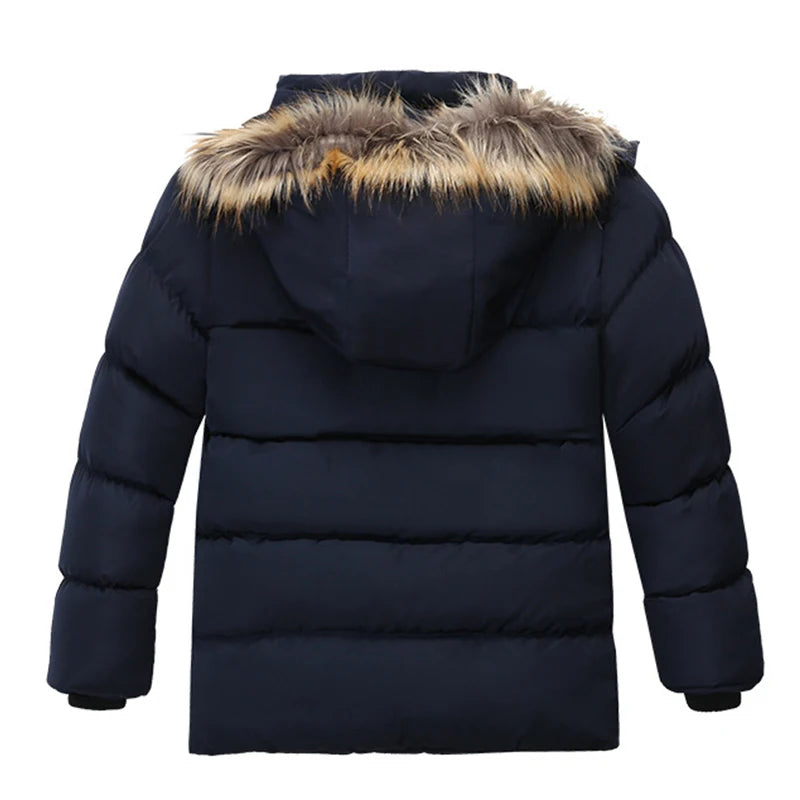 "Cozy Boys Autumn Winter Jackets - Warm Outerwear Coats for Toddlers Ages 3-5!"