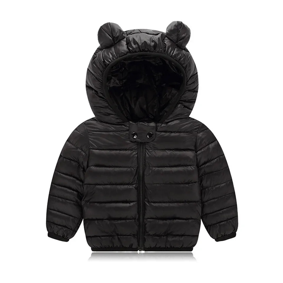 2024 Kids' Cozy Velvet Hooded Winter Jacket - Super Warm Coat for Boys & Girls!