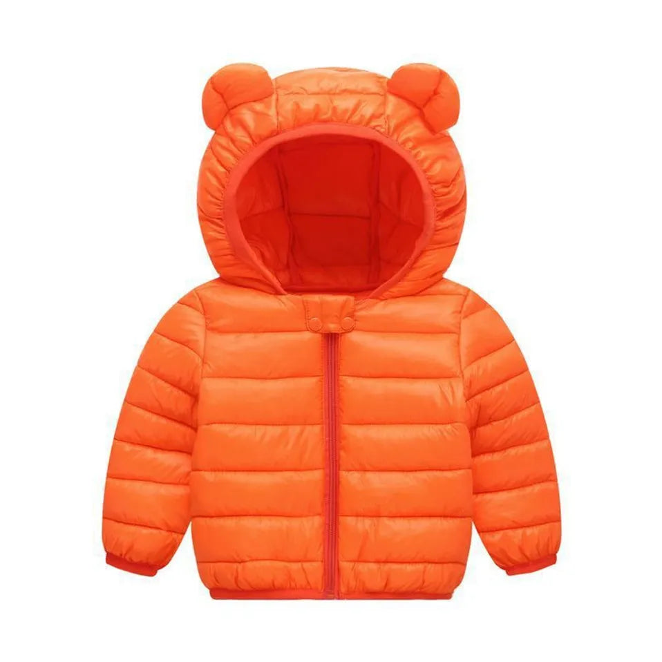 2024 Kids' Cozy Velvet Hooded Winter Jacket - Super Warm Coat for Boys & Girls!