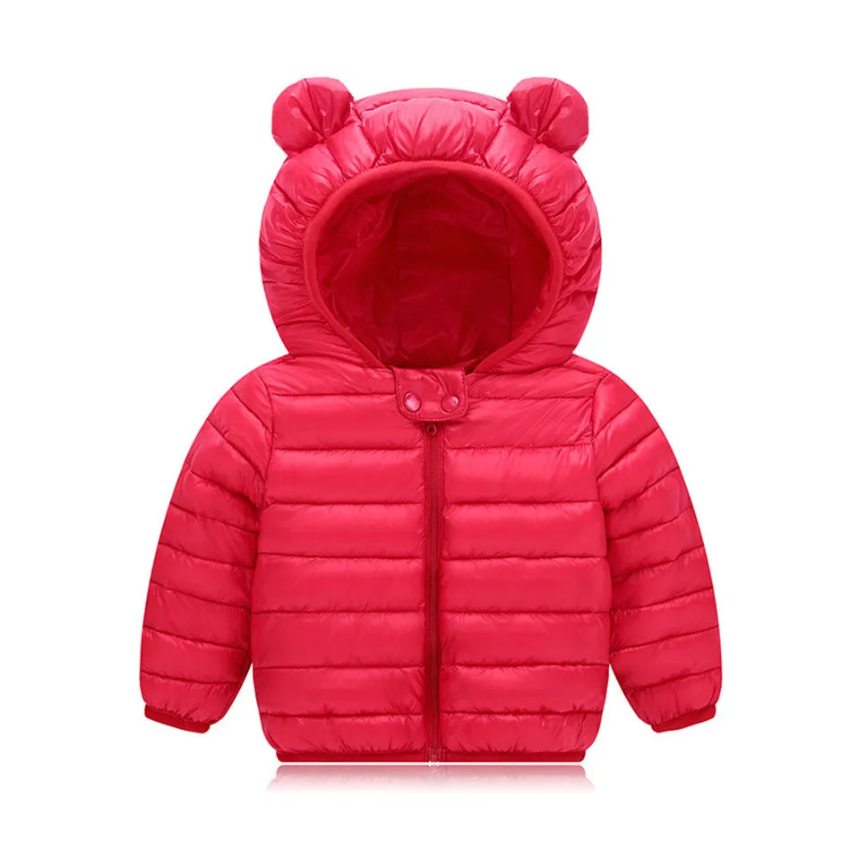 2024 Kids' Cozy Velvet Hooded Winter Jacket - Super Warm Coat for Boys & Girls!