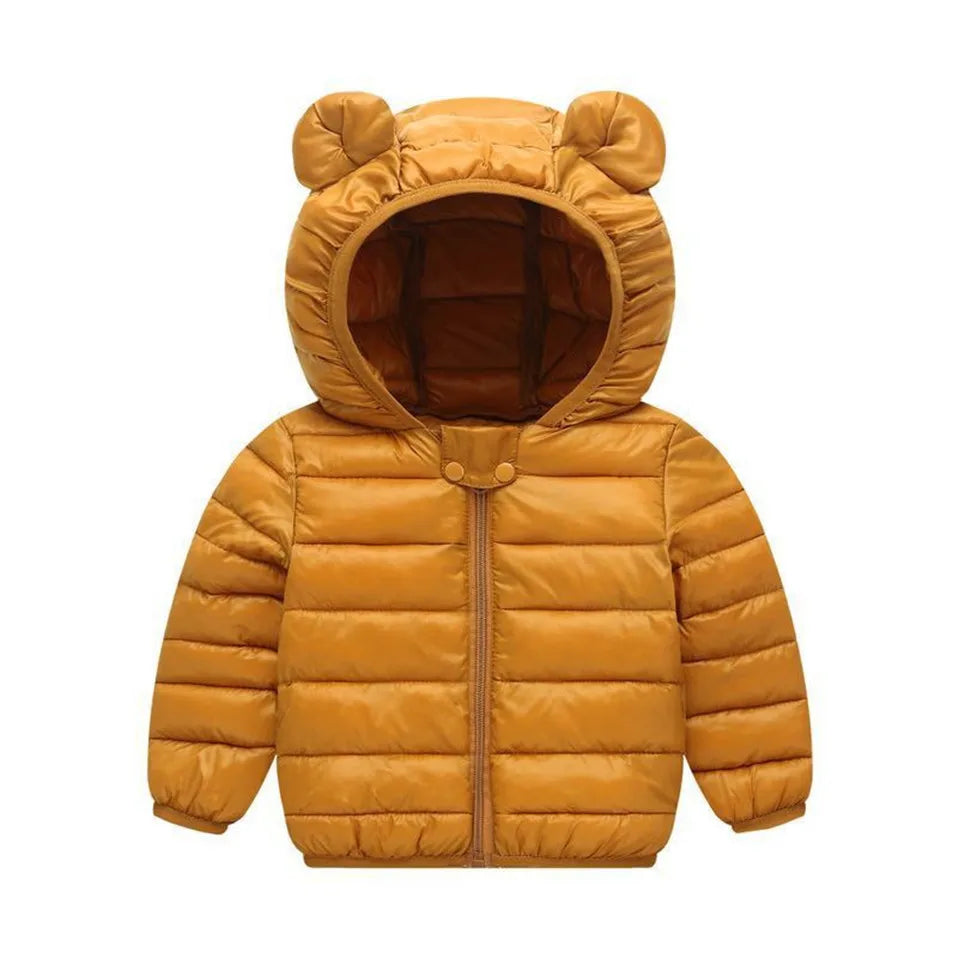 2024 Kids' Cozy Velvet Hooded Winter Jacket - Super Warm Coat for Boys & Girls!