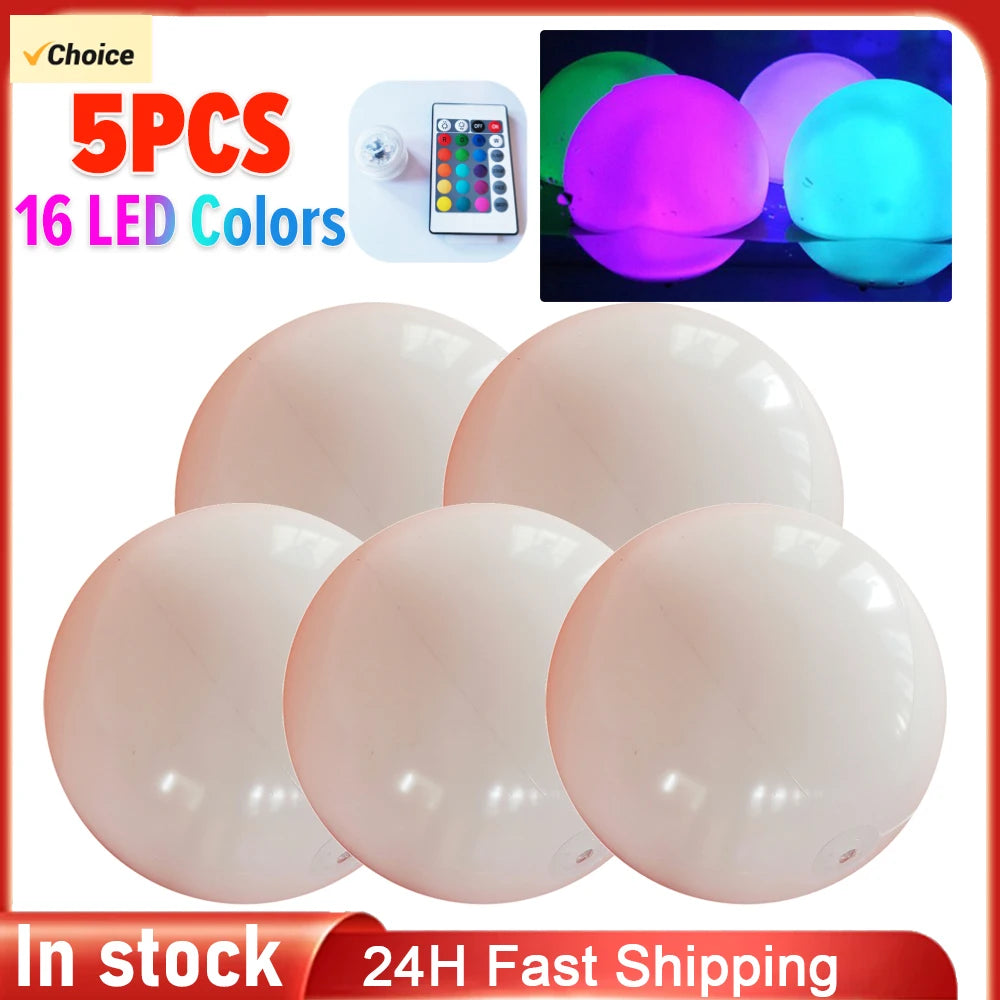 Floating Pool Lights with 16 Colors Waterproof, Outdoor, Swimming, Pool Lights Ball for Swimming Pools and Ponds!