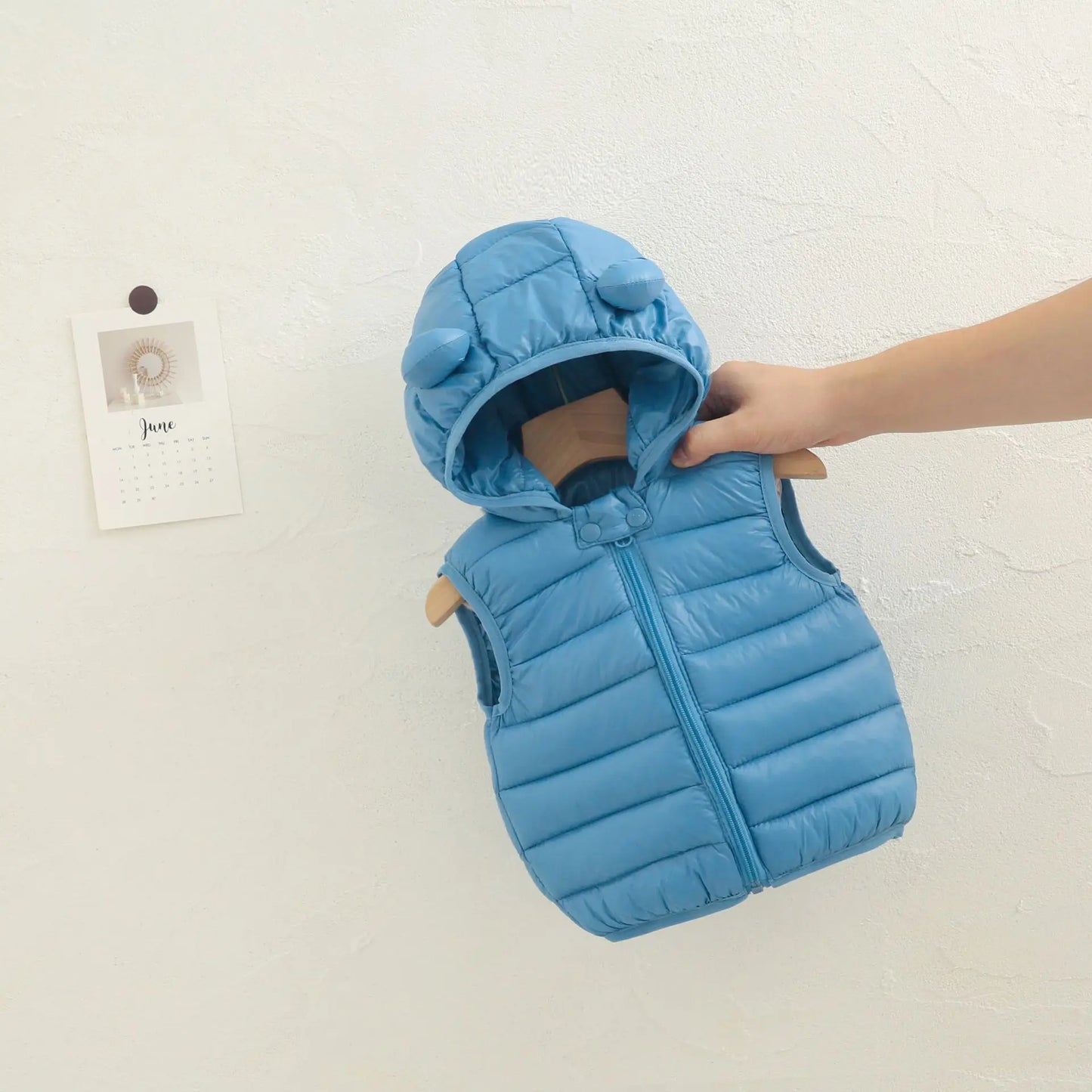 Children's Hooded Vest Jacket - Winter and Autumn Outerwear for Boys and Girls