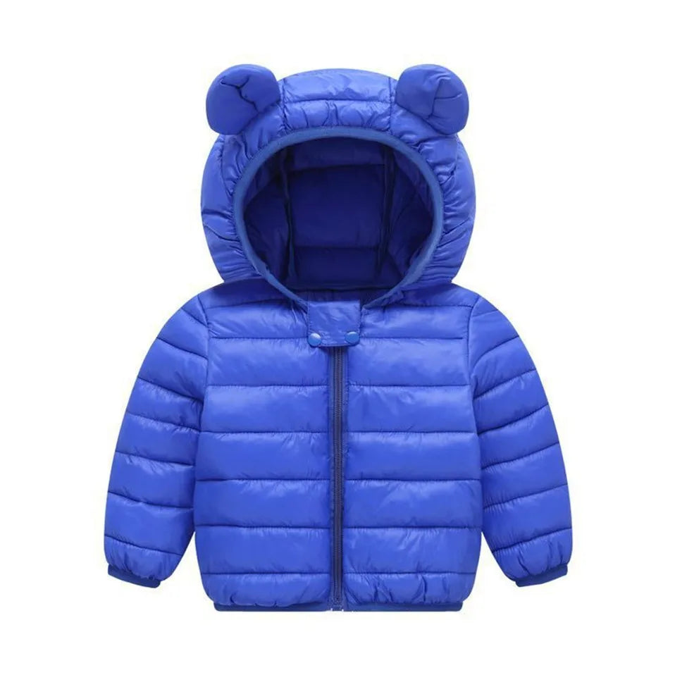 2024 Kids' Cozy Velvet Hooded Winter Jacket - Super Warm Coat for Boys & Girls!