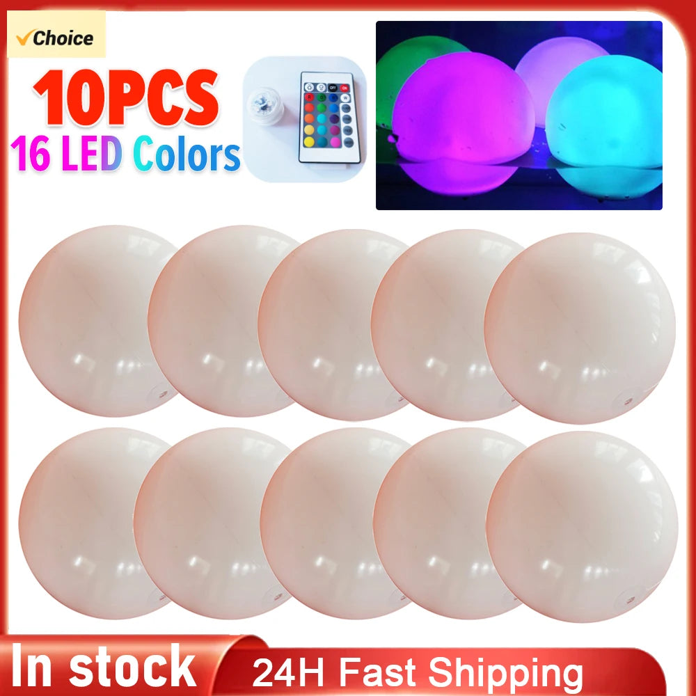 Floating Pool Lights with 16 Colors Waterproof, Outdoor, Swimming, Pool Lights Ball for Swimming Pools and Ponds!