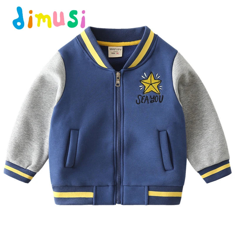 Stylish Autumn Boys' Bomber Jackets - Trendy Hooded Windbreakers for Kids!