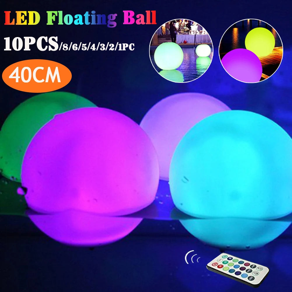 Floating Pool Lights with 16 Colors Waterproof, Outdoor, Swimming, Pool Lights Ball for Swimming Pools and Ponds!